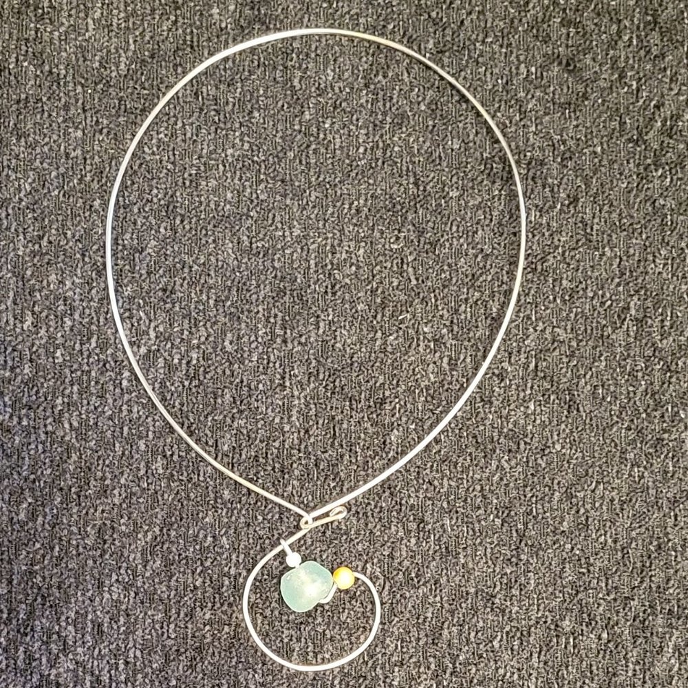 Unique Formed Silver Necklace